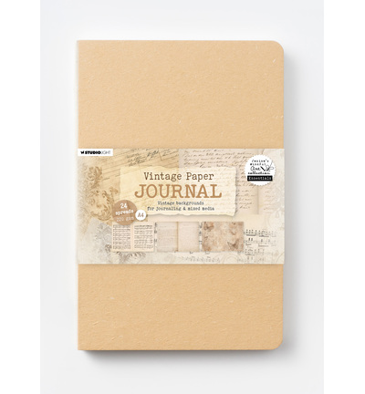 JMA-ES-JOUR33 - StudioLight - Jenine's Mindful Art Journal – Vintage Backgrounds Essentials n° 33 - Art journals & carnets