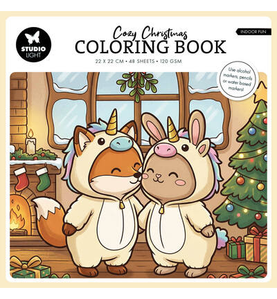 SL-ES-CB13 - StudioLight - StudioLight Livre de coloriage – Cozy Christmas Indoor Fun Essentials n° 13 - 