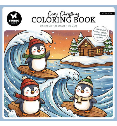 SL-ES-CB16 - StudioLight - StudioLight Livre de coloriage – Cozy Christmas Cozy Flow Essentials n° 16 - 