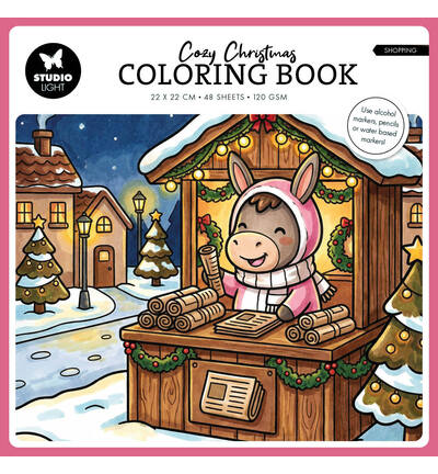 SL-ES-CB17 - StudioLight - StudioLight Livre de coloriage – Cozy Christmas Shopping Essentials n° 17 - 