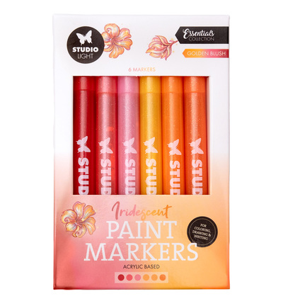 SL-CO-MARK66 - StudioLight - SL Iridescent Paint Markers Golden Blush Essentials n° 66 - Marqueurs & stylos