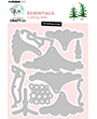 CCL Cutting die Christmas tree Essentials nr. 1057