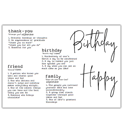 JH1027 - Julie Hickey - Dictionary Definitions - Textes & alphabet