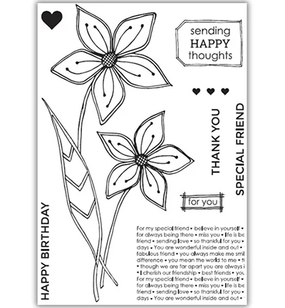 JH1039 - Julie Hickey - Friendship Flower - Fleurs