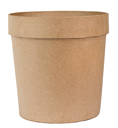 Pot 20cm - Kippers - Paper Mache Pot 20cm - Pot de fleurs