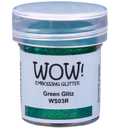 WS03R - Wow! - Green Glitz - Poudres embossing glitter