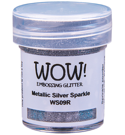 WS09R - Wow! - Metallic Silver Sparkle - Poudres embossing glitter