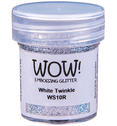 WS10R - Wow! - White Twinkle - Poudres embossing glitter