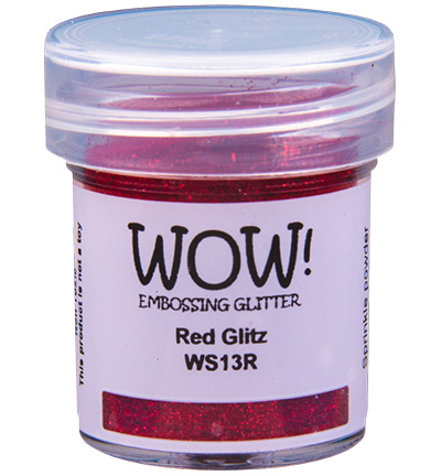 WS13R - Wow! - Red Glitz - Poudres embossing glitter
