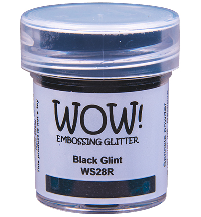 WS28R - Wow! - Black Glint - Poudres embossing glitter