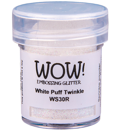 WS30R - Wow! - White Puff Twinkle - Poudres embossing glitter