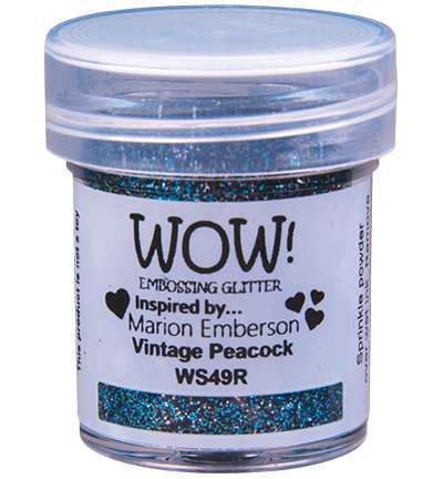 WS49R - Wow! - Vintage Peacock - Poudres embossing glitter