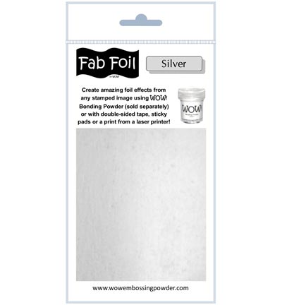 W216-S01 - Wow! - Bright Silver - Fabulous Foil W216-S01 - Wow! - Bright Silver - Fabulous Foil