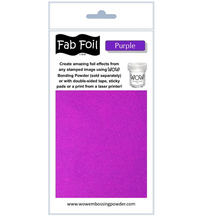 W216-PRP90 - Wow! - Purple - Fabulous Foil