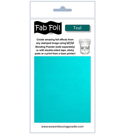W216-BLG30 - Wow! - Teal - Fabulous Foil