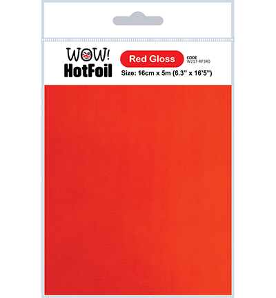 W217-RP340 - Wow! - Hot Foil, Red Gloss - 