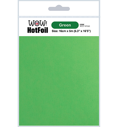 W217-RP560 - Wow! - Hot Foil, Green - 