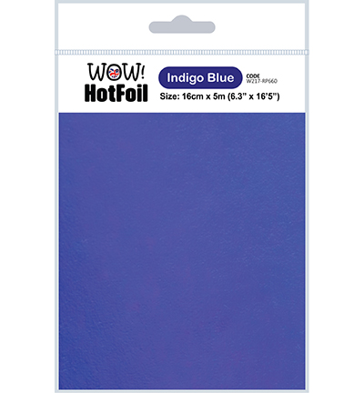 W217-RP660 - Wow! - Hot Foil, Indigo Blue - 
