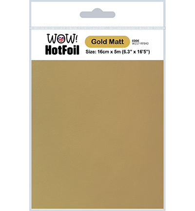 W217-RP840 - Wow! - Hot Foil, Gold Matt - 