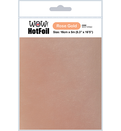 W217-RP860 - Wow! - Hot Foil, Rose Gold - 