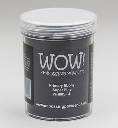 WH00SFL - Wow! - Ebony Super Fine (Large Jar) - Couleurs primary & opaques