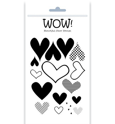 STAMPSET40 - Wow! - Layered Hearts (by Marion Emberson) - Amour, amitié