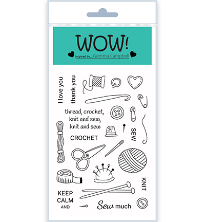 STAMPSET61 - Wow! - Simply Sew (by Gemma Campbell) - Amour, amitié