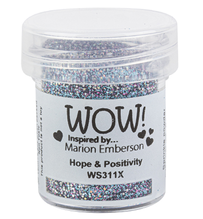 WS311X - Wow! - Hope & Positivity - X - Poudres embossing glitter WS311X - Wow! - Hope & Positivity - X - Poudres embossing glitter