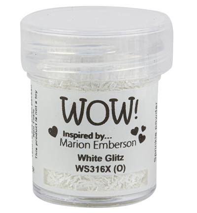 WS316X - Wow! - White Glitz - Poudres embossing glitter WS316X - Wow! - White Glitz - Poudres embossing glitter