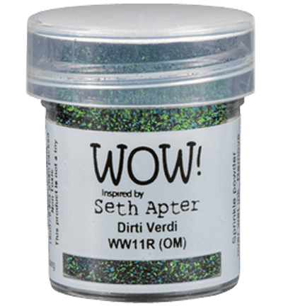 WW11R - Wow! - Dirti Verdi *Seth Apter Exclusive* - Poudres embossing mixed media WW11R - Wow! - Dirti Verdi *Seth Apter Exclusive* - Poudres embossing mixed media