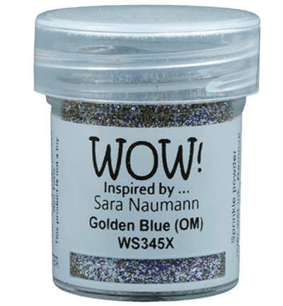 WS345X - Wow! - Golden Blue *Sara Naumann* - Poudres embossing glitter