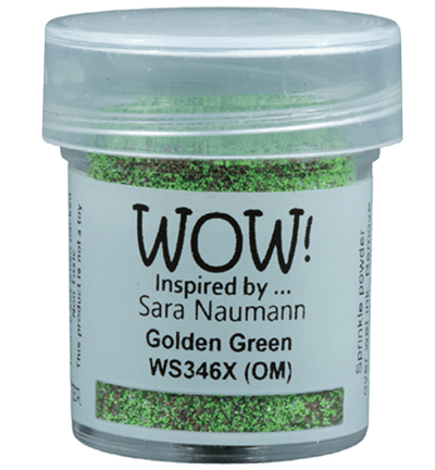 WS346X - Wow! - Golden Green *Sara Naumann* - Poudres embossing glitter
