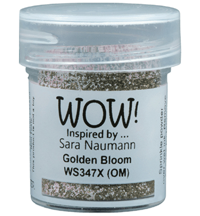 WS347X - Wow! - Golden Bloom *Sara Naumann* - Poudres embossing glitter