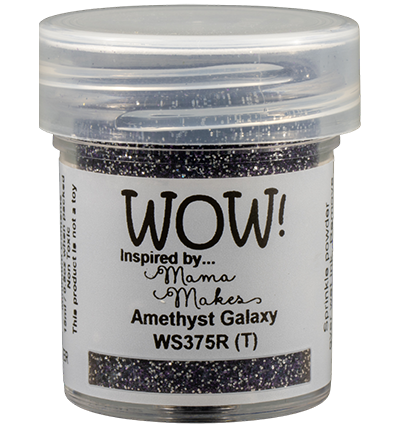 WS375R - Wow! - Amethyst Galaxy *Mama Makes* - Poudres embossing glitter