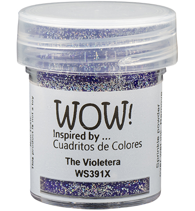 WS391X - Wow! - The Violetera *Cuadritos de Colores* - Wow! Embossing Glitters