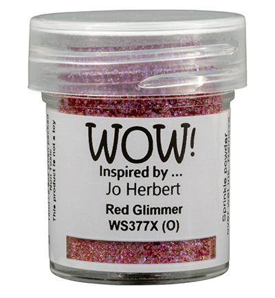 WS377X - Wow! - Red Glimmer *Jo Herbert* - Poudres embossing glitter