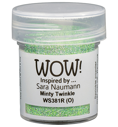 WS381R - Wow! - Minty Twinkle *Sara Naumann* - Poudres embossing glitter