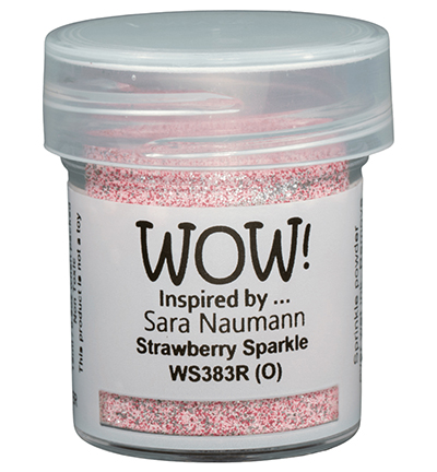 WS383R - Wow! - Strawberry Sparkle *Sara Naumann* - Poudres embossing glitter