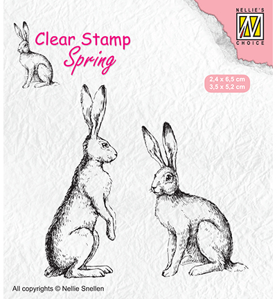 SPCS014 - Nellie's Choice - Two hares - 