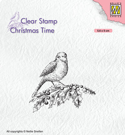 CT032 - Nellie's Choice - Bird on hobbybranch- - 