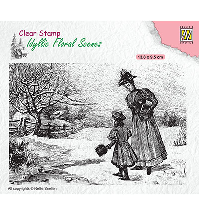IFS024 - Nellie's Choice - Vintage wintery scene - 