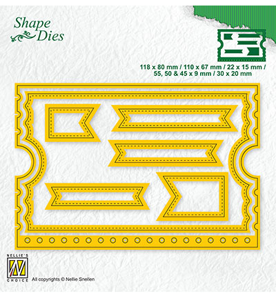 SD178 - Nellie's Choice - Ticket booklet- 7 pcs - 