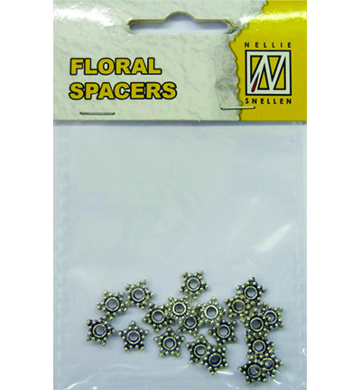 FLP-SP-003 - Nellie's Choice - Floral Spacers -  silver  nr. 3 - Floral Spacers