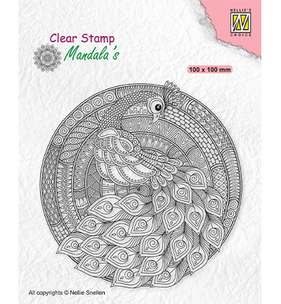 CSMAN004 - Nellie's Choice - Mandala Peacock - 