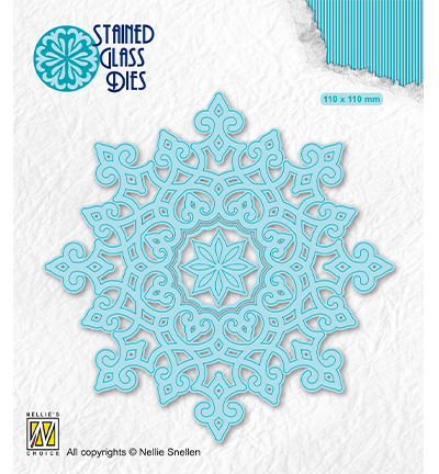 SGD009 - Nellie's Choice - French lily - Stained Glass