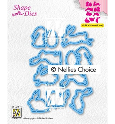 SD187 - Nellie's Choice - Collection of hares-2 - Pâques