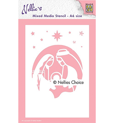 MMSA6-014 - Nellie's Choice - Holy Family - Mixed Media Stencils