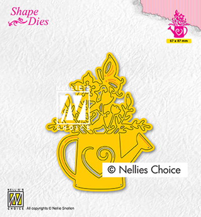 SD197 - Nellie's Choice - Wateringcan with flowers - Shape Dies SD197 - Nellie's Choice - Wateringcan with flowers - Shape Dies