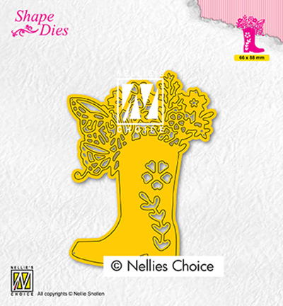 SD198 - Nellie's Choice - Boot with flowers - Shape Dies SD198 - Nellie's Choice - Boot with flowers - Shape Dies