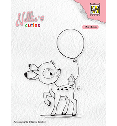 NCCS008 - Nellie's Choice - Young deer with balloon - 
